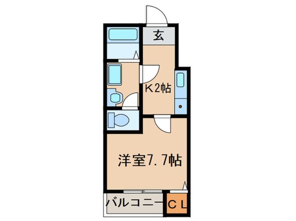 クレフラスト鳥神町の物件間取画像